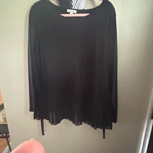 LC Lauren Conrad Black Top with Timeless Elegance